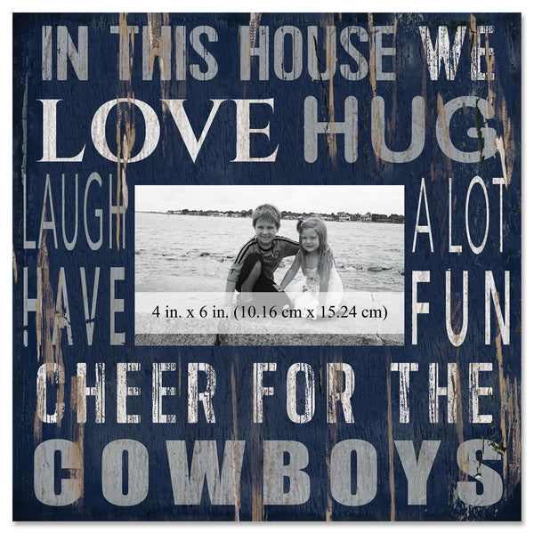 Dallas Cowboys 0734-In This House 10x10 Frame