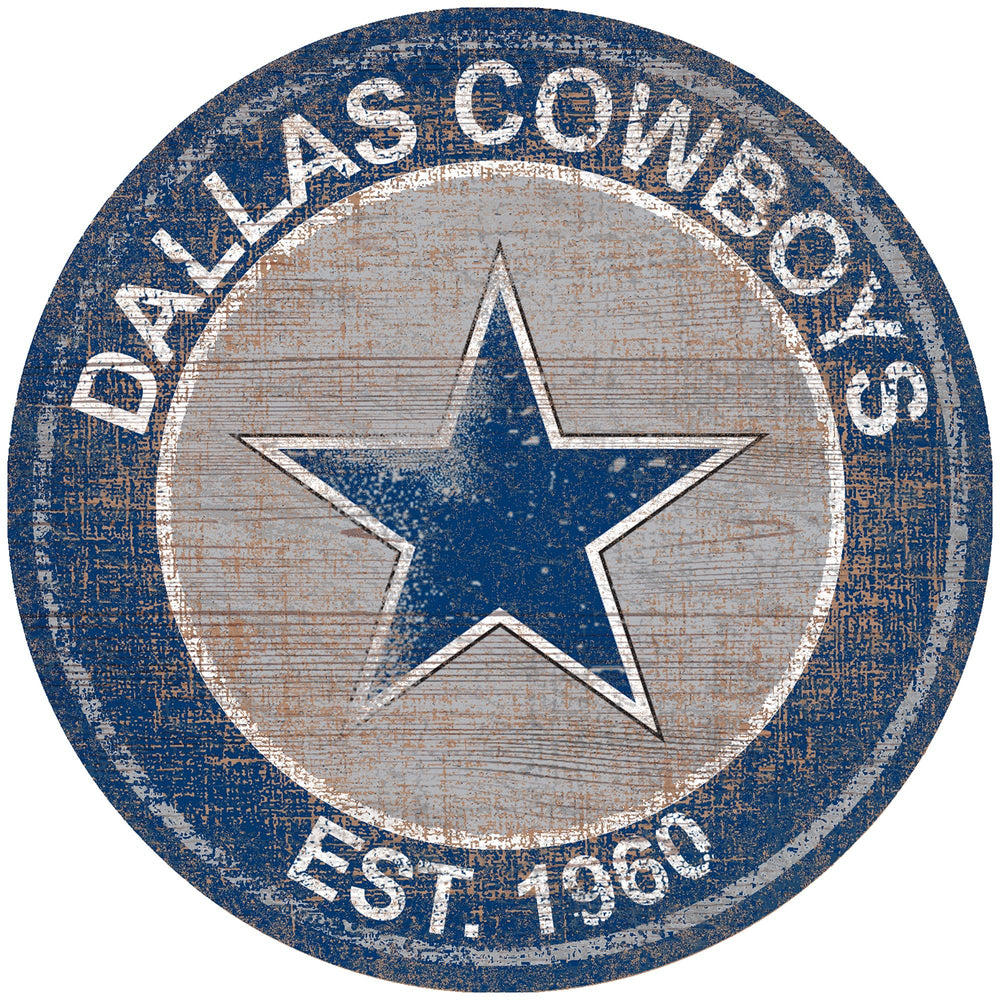 Dallas Cowboys 0744-Heritage Logo Round