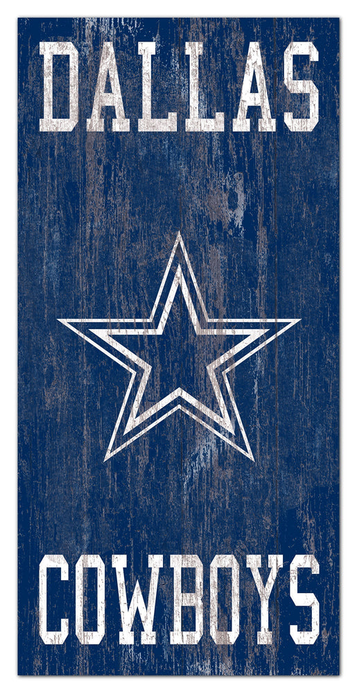 Dallas Cowboys 0786-Heritage Logo w/ Team Name 6x12
