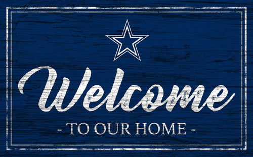 Dallas Cowboys 0977-Welcome Team Color 11x19