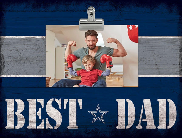 Dallas Cowboys 2016-Best Dad Striped Clip Frame