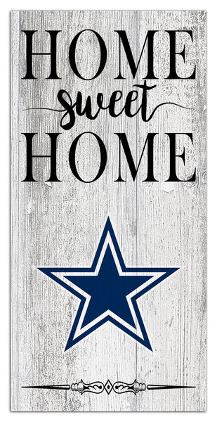 Dallas Cowboys 2025-6X12 Whitewashed Home Sweet Home Sign