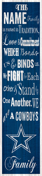 Dallas Cowboys P0891-Family Banner 6x24