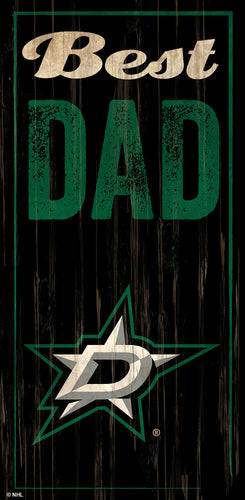 Dallas Stars 0632-Best Dad 6x12