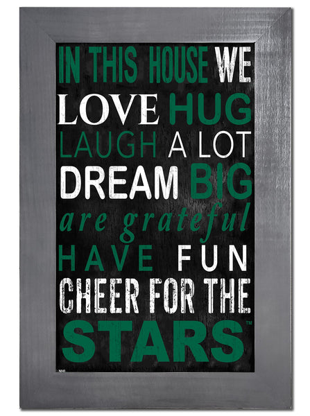 Dallas Stars 0725-Color In This House 11x19