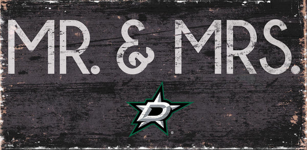 Dallas Stars 0732-Mr. and Mrs. 6x12