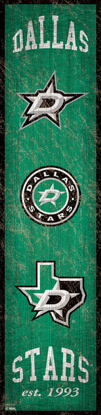 Dallas Stars 0787-Heritage Banner 6x24
