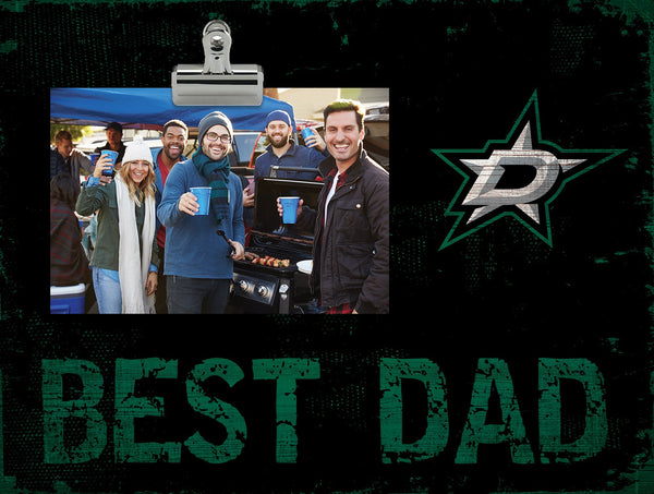 Dallas Stars 0893-Best Dad Clip Frame