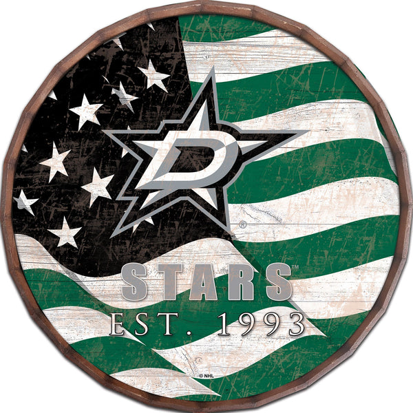 Dallas Stars 1002-Flag Barrel Top 16"