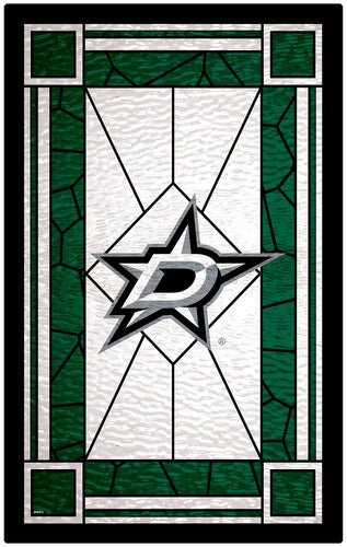 Dallas Stars 1017-Stained Glass