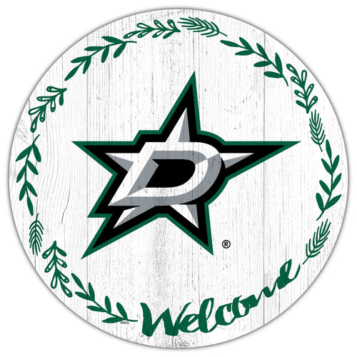 Dallas Stars 1019-Welcome 12in Circle