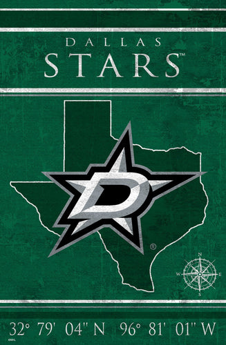 Dallas Stars 1038-Coordinates 17x26