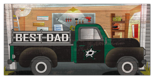 Dallas Stars 1078-6X12 Best Dad truck sign