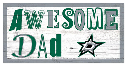 Dallas Stars 2018-6X12 Awesome Dad sign
