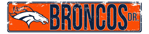 Denver Broncos 0646-Metal Street Signs