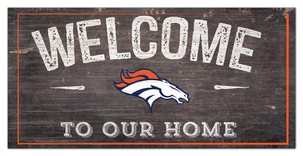 Denver Broncos 0654-Welcome 6x12