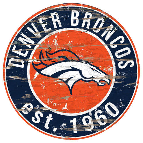 Denver Broncos 0659-Established Date Round