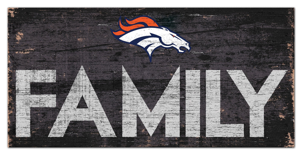 Denver Broncos 0731-Family 6x12