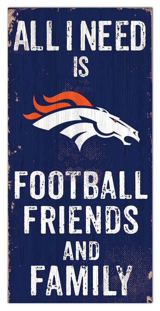 Denver Broncos 0738-Friends and Family 6x12