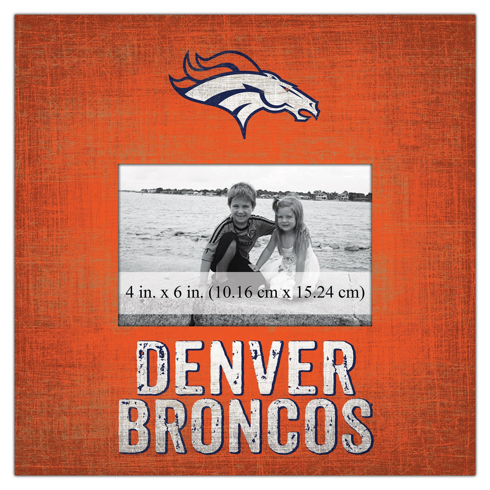 Denver Broncos 0739-Team Name 10x10 Frame