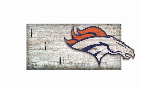 Denver Broncos 0878-Key Holder 6x12