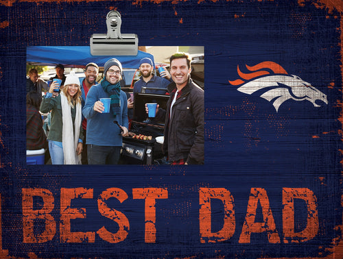 Denver Broncos 0893-Best Dad Clip Frame