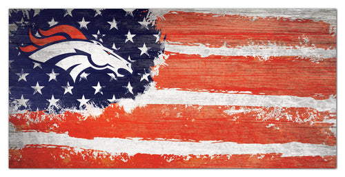 Denver Broncos 1007-Flag 6x12