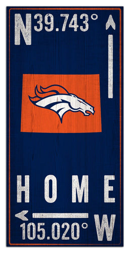 Denver Broncos 1034-Coordinate 6x12