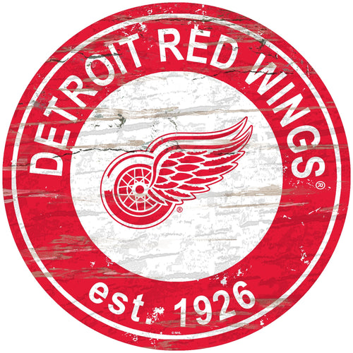 Detroit Red Wings 0659-Established Date Round