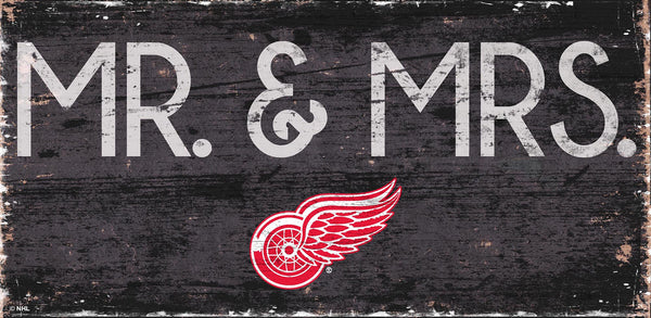 Detroit Red Wings 0732-Mr. and Mrs. 6x12