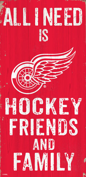 Detroit Red Wings 0738-Friends and Family 6x12