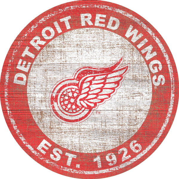 Detroit Red Wings 0744-Heritage Logo Round