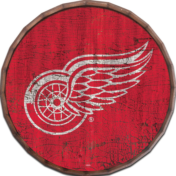 Detroit Red Wings 0939-Cracked Color Barrel Top 16"