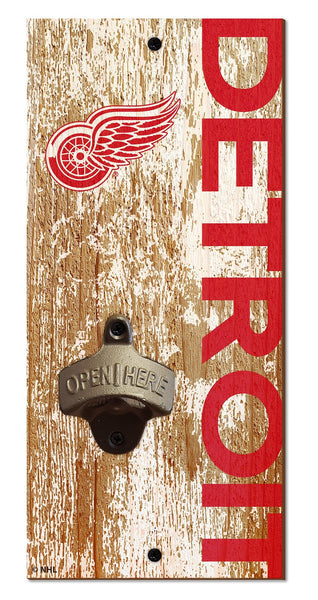 Detroit Red Wings 0979-Bottle Opener 6x12