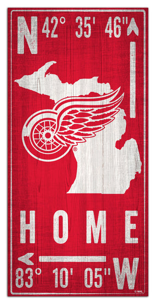 Detroit Red Wings 1034-Coordinate 6x12
