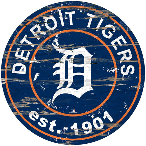 Detroit Tigers 0659-Established Date Round