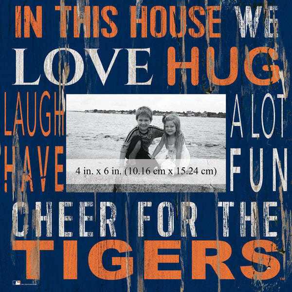 Detroit Tigers 0734-In This House 10x10 Frame