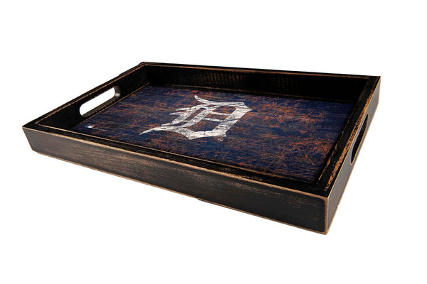 Detroit Tigers 0760-Distressed Tray w/ Team Color