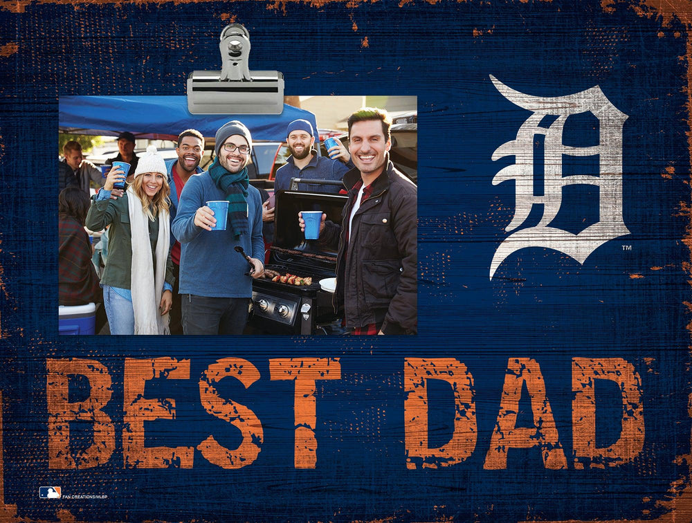 Detroit Tigers 0893-Best Dad Clip Frame