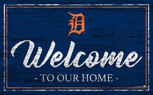Detroit Tigers 0977-Welcome Team Color 11x19