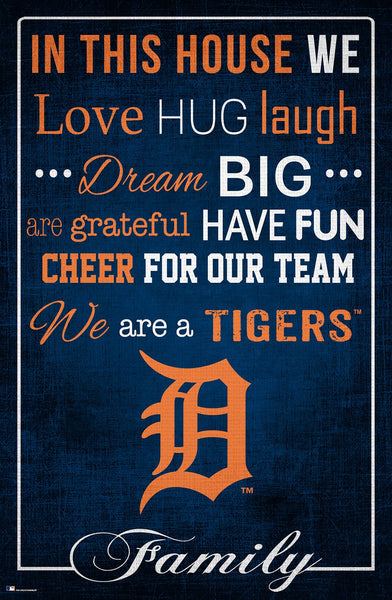 Detroit Tigers 1039-In This House 17x26