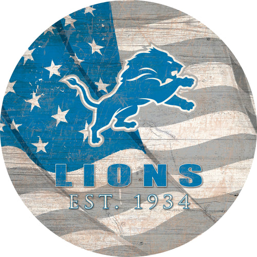 Detroit Tigers 1058-Team Color Flag Circle - 12"