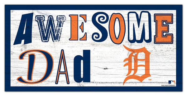 Detroit Tigers 2018-6X12 Awesome Dad sign
