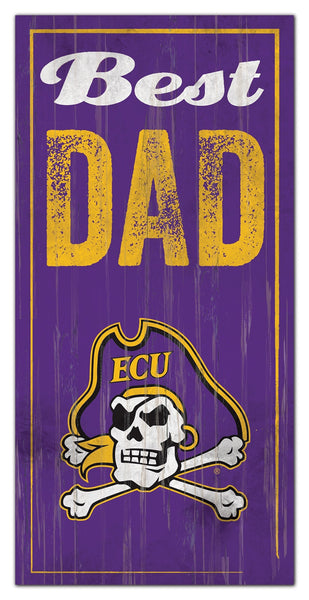 East Carolina Panthers 0632-Best Dad 6x12