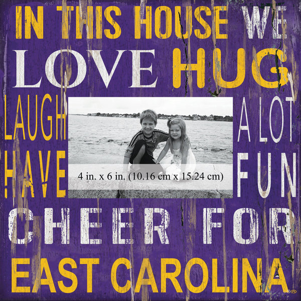 East Carolina Panthers 0734-In This House 10x10 Frame