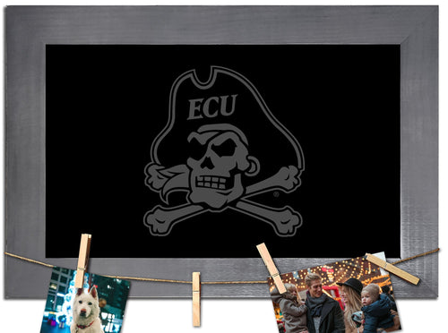 East Carolina Panthers 1016-Blank Chalkboard with frame & clothespins