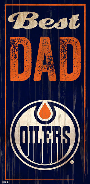 Edmonton Oilers 0632-Best Dad 6x12