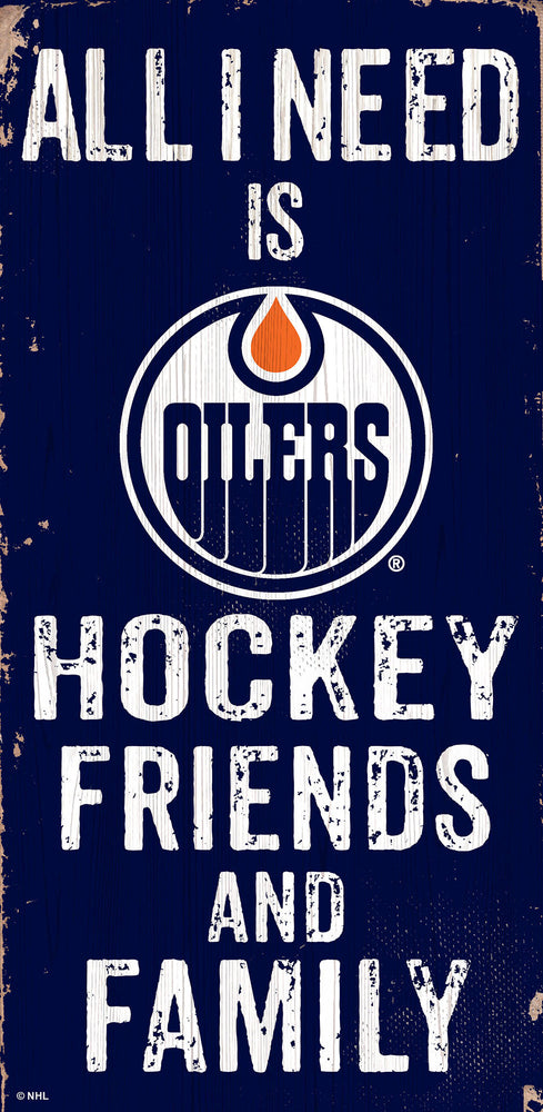 Edmonton Oilers 0738-Friends and Family 6x12