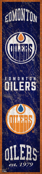Edmonton Oilers 0787-Heritage Banner 6x24