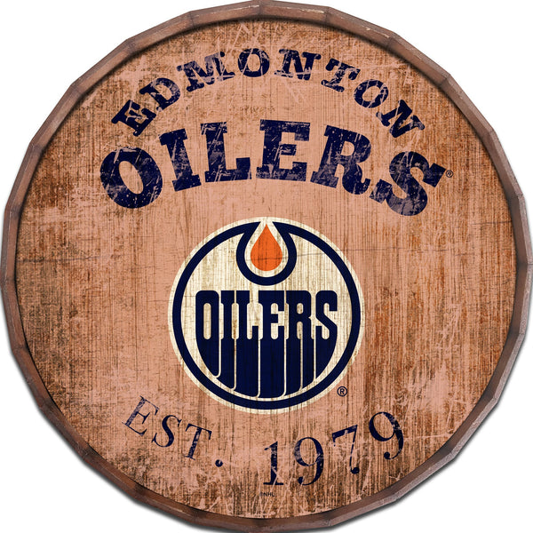 Edmonton Oilers 0938-Est date barrel top 16"